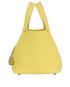 Picotin Lock 18 In Clemence Limoncello, &pound;2,800, Handbags, Yellow, Leather, Bottom view